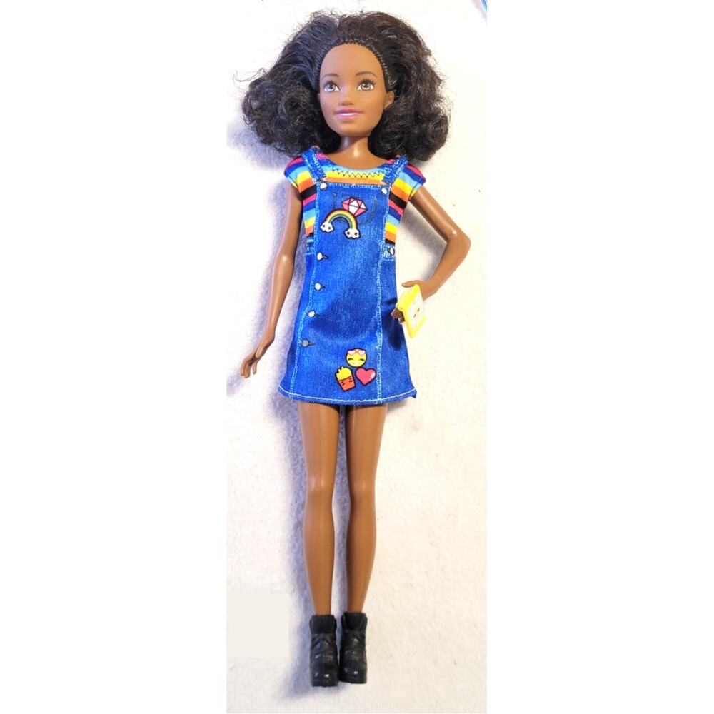 Mattel African American Barbie Skipper Babysitters Nikki Doll With Accessories